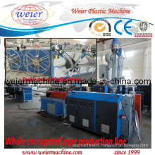 HDPE PVC Corrugated Pipe Extrusion Machinery